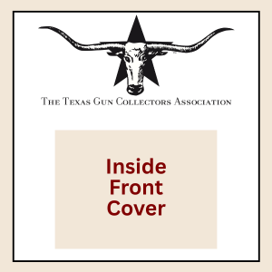 Inside Front Cover - SOLD